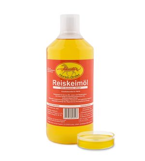 Reiskeimoel in einer 1 Liter Flasche