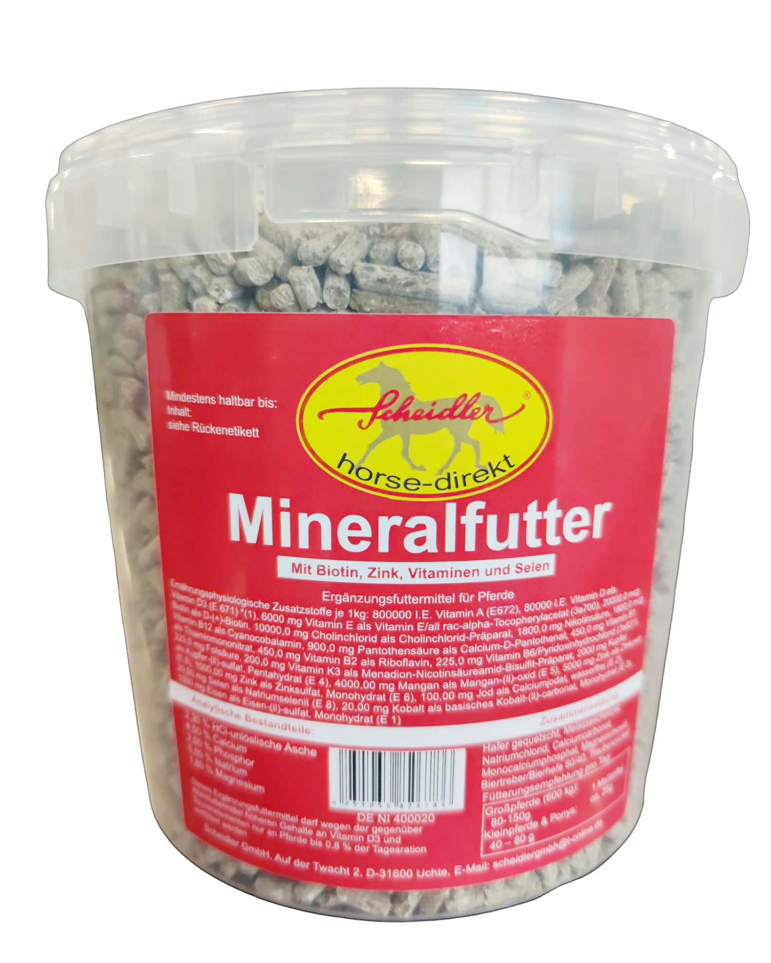 2kg Eimer mit Mineralfutter