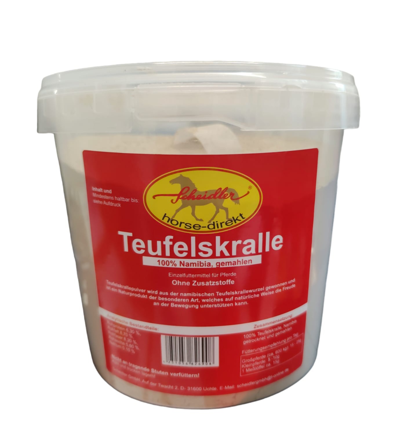 1300g Eimer mit Teufelskralle