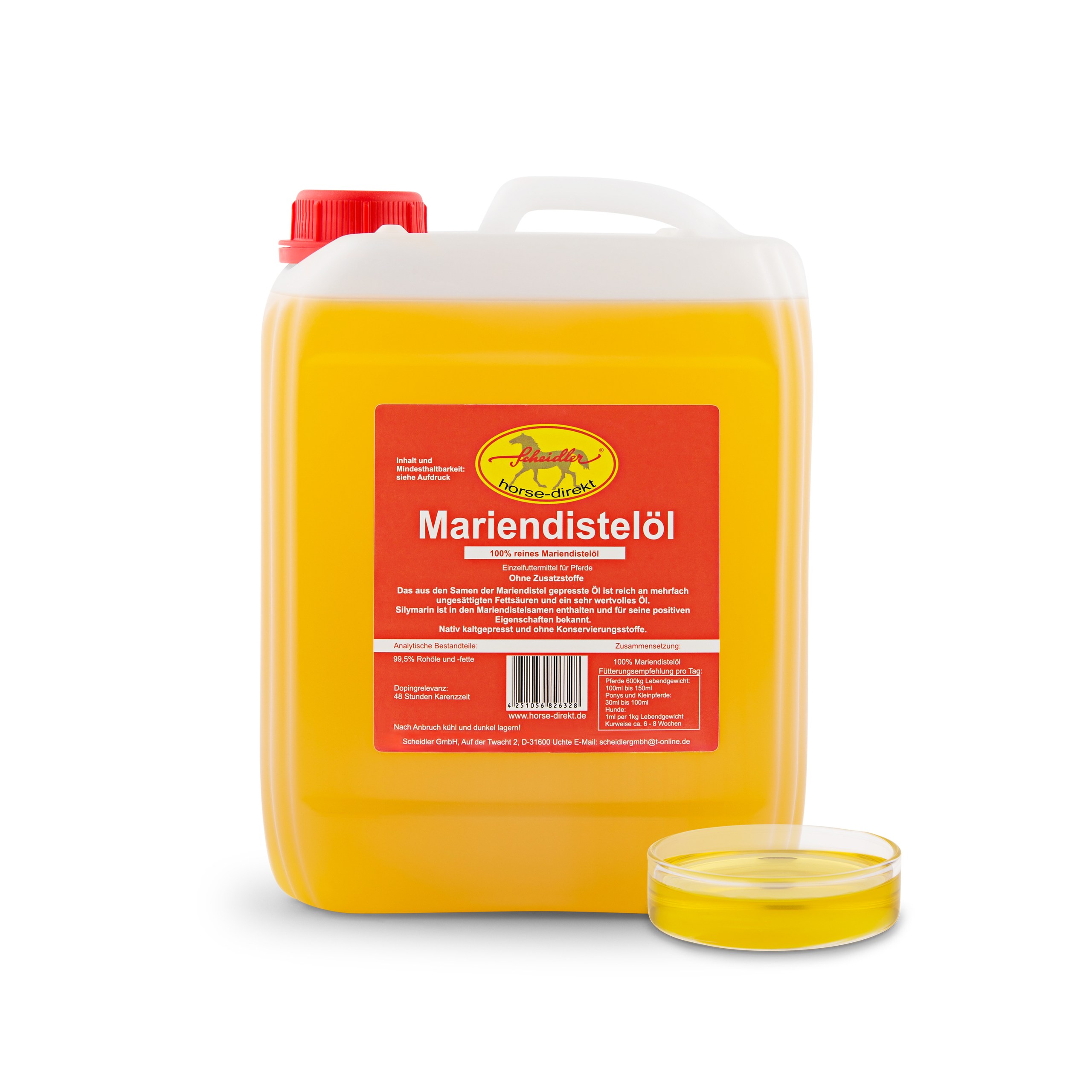 Mariendisteloel im 5 Liter Kanister